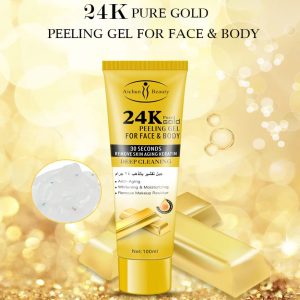 Aichun beauty 24k pure gold peeling gel for face & body 100 ML